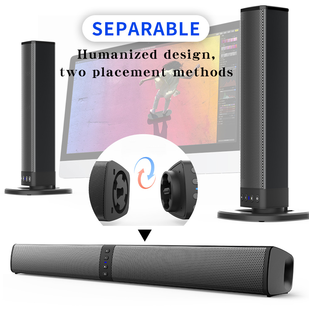Detachable Soundbar Bluetooth  - đánh giá và giá Audio Music Spotify
