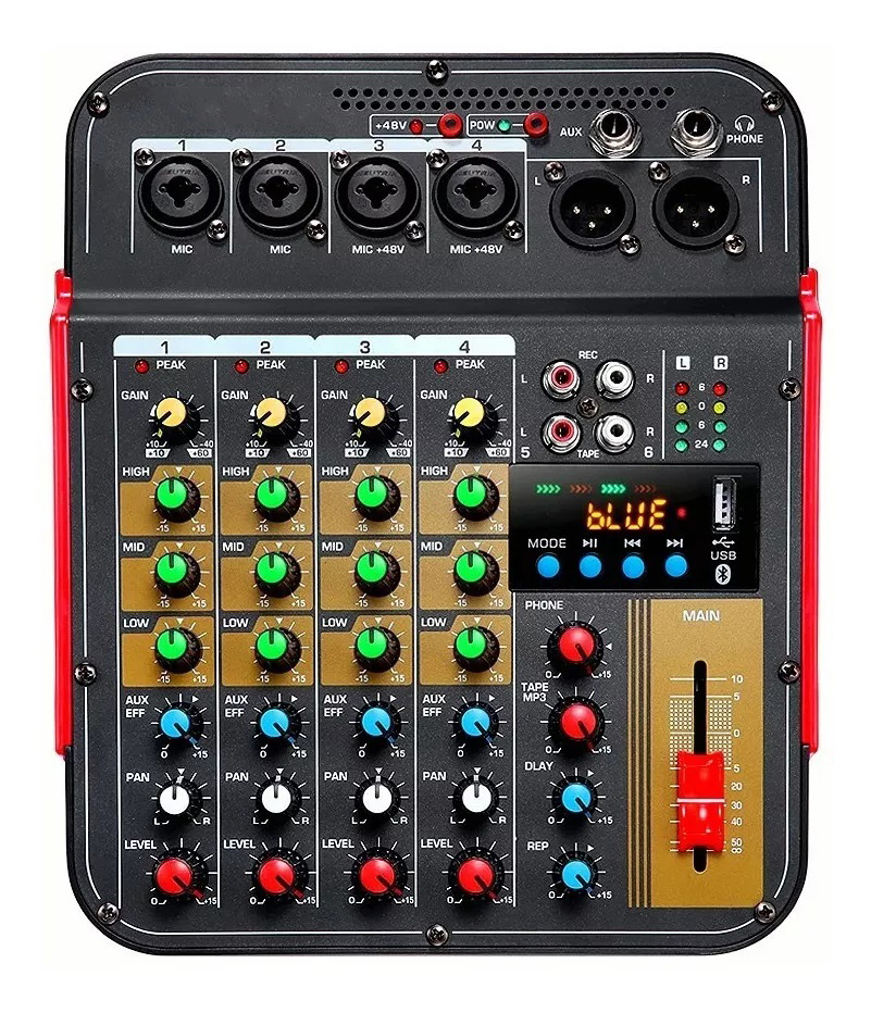 Audio Mixer Bluetooth and Reve - đánh giá và giá Audio Music Dj