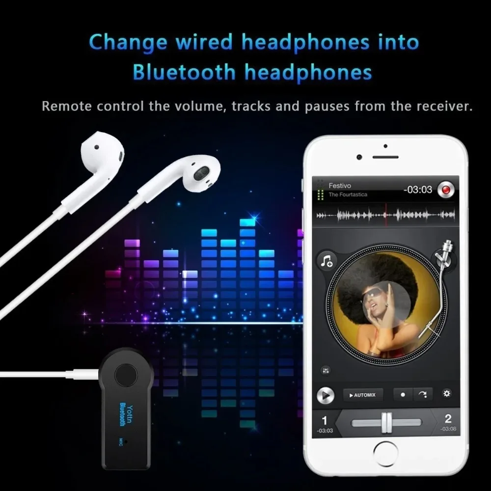 Bluetooth4.2 AUX Audio Stereo  - đánh giá và giá Audio Without Music