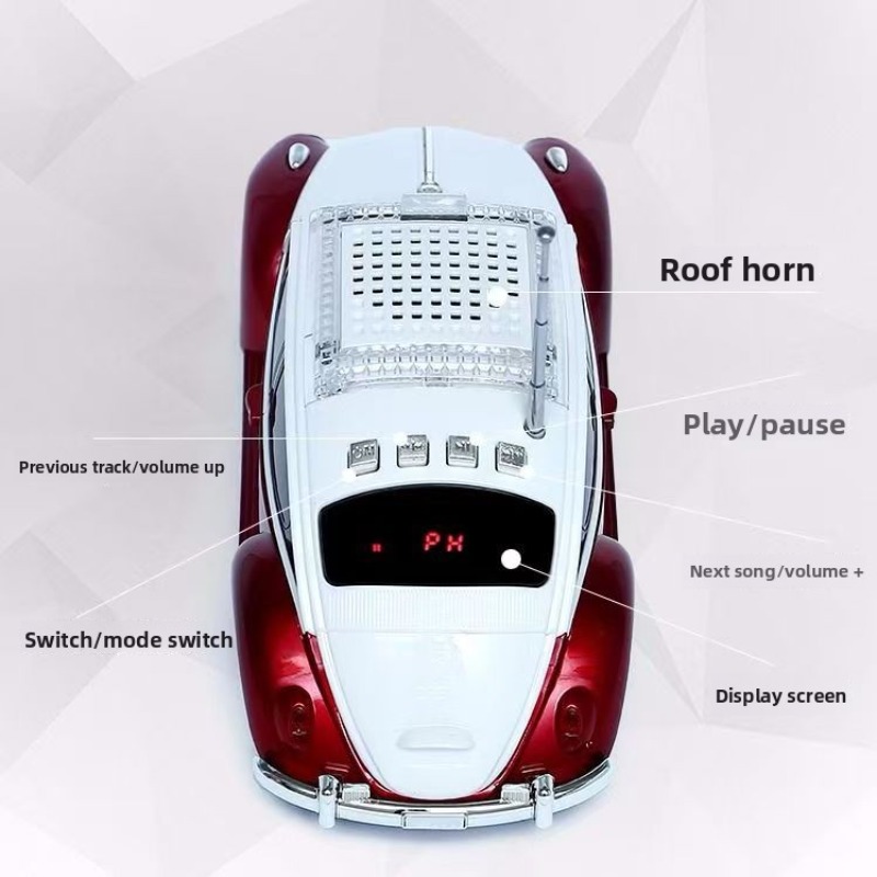 Beetle Car Model Bluetooth Spe - đánh giá và giá Audio Music Spotify
