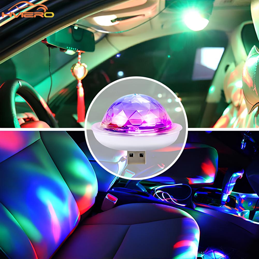 Auto Ambient Lights DJ RGB USB - đánh giá và giá Audio Music Dj