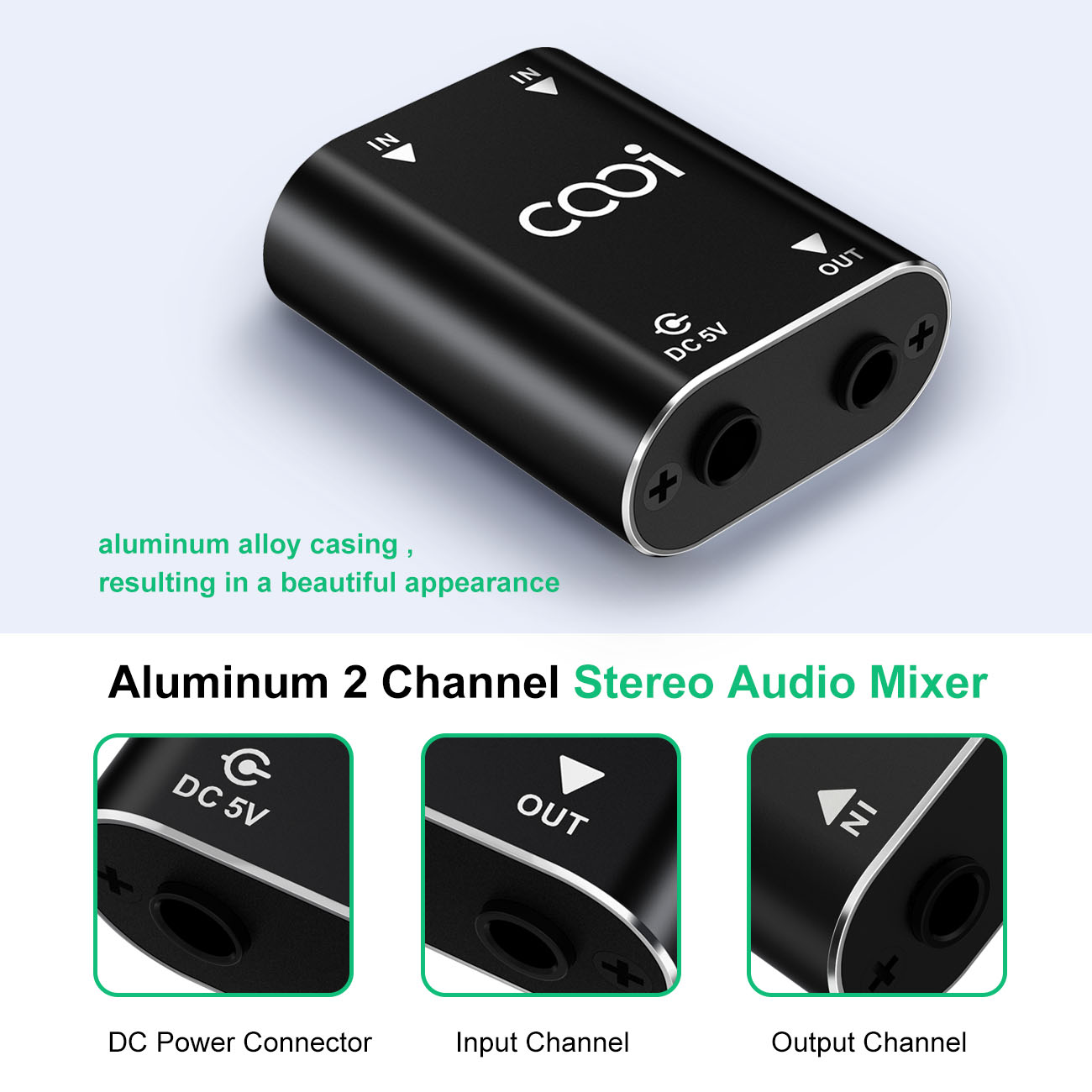Cooidea 2 Channel Mini Stereo  - đánh giá và giá Audio Music Dj