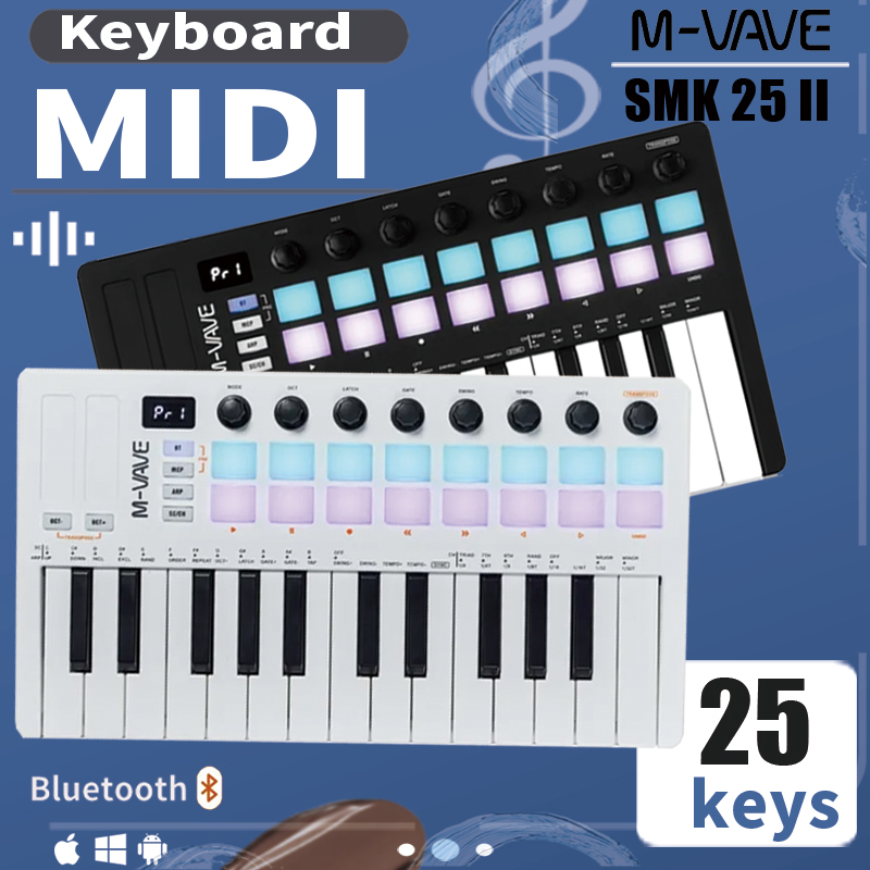 M-VAVE SMK-25 II MIDI Keyboard - đánh giá và giá Midi Controller Pad