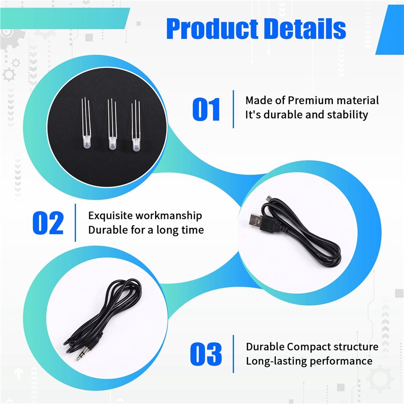 【DIGITAL GADGET】TYPE-C USB LED - đánh giá và giá Audio Without Music