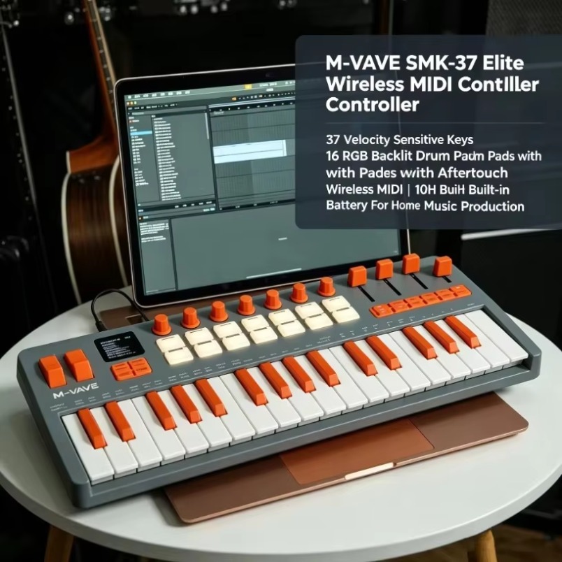M-VAVE SMK-37 Elite MIDI Keybo - đánh giá và giá Midi Controller Pad